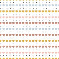 Vector seamless surface pattern design Childish background Trendy customized color Childhood hipster Boho theme Scandinavian style geometric abstract pattern For printing on paper and fabric
