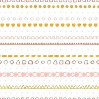 Vector seamless surface pattern design Childish background Trendy customized color Childhood hipster Boho theme Scandinavian style geometric abstract pattern For printing on paper and fabric