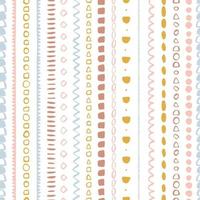 Vector seamless surface pattern design Childish background Trendy customized color Childhood hipster Boho theme Scandinavian style geometric abstract pattern For printing on paper and fabric