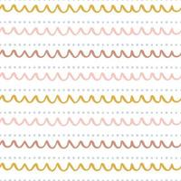 Vector seamless surface pattern design Childish background Trendy customized color Childhood hipster Boho theme Scandinavian style geometric abstract pattern For printing on paper and fabric