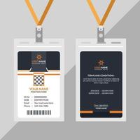 Modern And Professional ID Card Design, Corporate And Creative ID Card Design, Simple And Abstract ID Card, ID Card Design Template vector