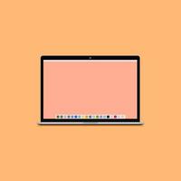 Notebook or computer laptop icon. Notebook pictogram in trendy flat style . Notebook symbol for your web site design, logo, app, UI. Vector illustration,