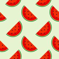 Watermelons pattern. Seamless vector background. Watermelon slices vector pattern. for fabric, drawing labels, print on t-shirt, wallpaper of children's room, fruit background. Vector summer seamless