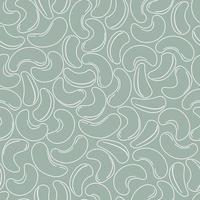 Seamless pattern with cashew nuts vector