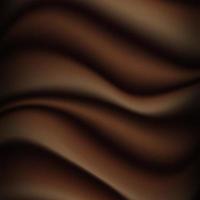 Abstract chocolate background. Illustration chocolate backdrop wavy. Vector illustration