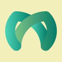 letter M logo design vector