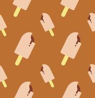 Popsicle seamless pattern. Perfect for fabric, scrap booking, party invitations, home decor projects, cafe and restaurant vector