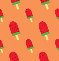 Popsicle seamless pattern. Perfect for fabric, scrap booking, party invitations, home decor projects, cafe and restaurant vector