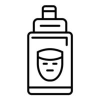 Poison Line Icon vector