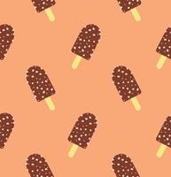 Popsicle seamless pattern. Perfect for fabric, scrap booking, party invitations, home decor projects, cafe and restaurant vector