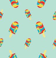 Popsicle seamless pattern. Perfect for fabric, scrap booking, party invitations, home decor projects, cafe and restaurant vector