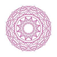 Creative Modern Pink Mandala Background vector