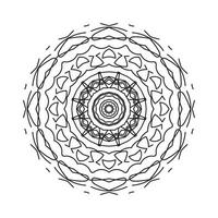 Creative Black Mandala Vector Design