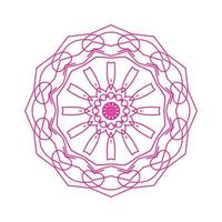 Creative Modern Pink Mandala Background vector