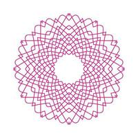 Creative Modern Pink Mandala Background vector