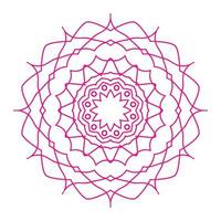 Creative Modern Pink Mandala Background vector