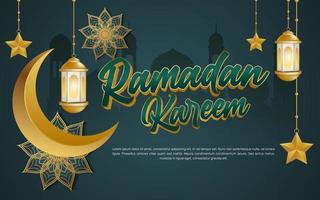 Ramadan Kareem islamic banner template