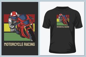 motorcycle racing team vector