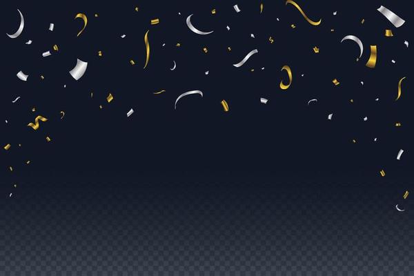 Silver Confetti Vector Art, Icons, and Graphics for Free Download