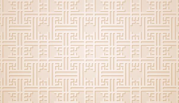 Flat Islamic pattern background template vector