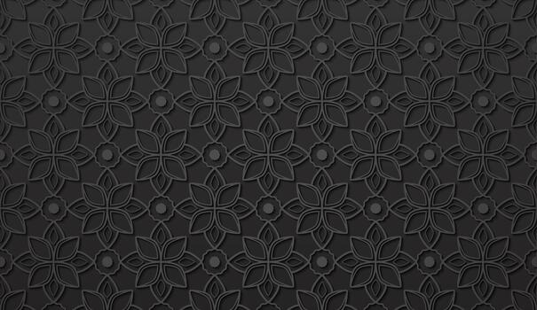 diseño plano patrón fondo oscuro vector