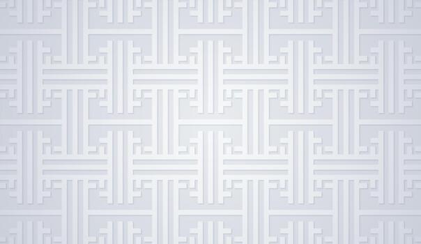 Flat arabic pattern background template vector