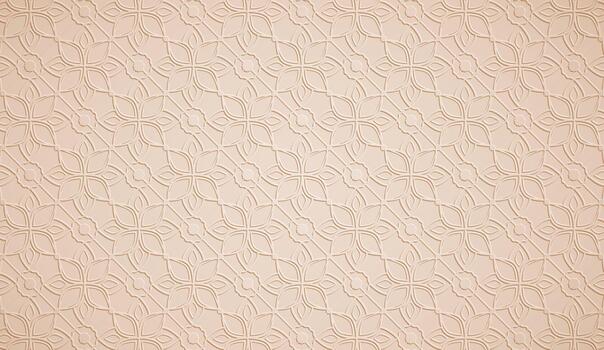 Flat design eastern pattern background template vector
