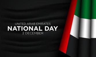 United Arab Emirates National Day Background. Vector Illustration.