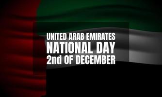 United Arab Emirates National Day Background. vector