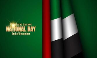 United Arab Emirates National Day Background. vector