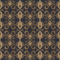 Decorative ornament seamless pattern background vector