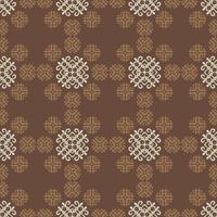 Decorative ornament seamless pattern background vector