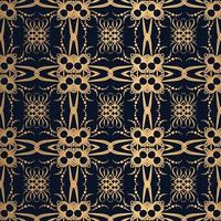 Decorative ornament seamless pattern background vector