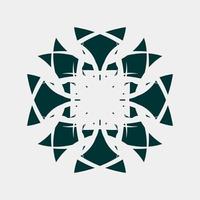 vector illustration of a unique and beautiful image, neat like a flower for decoration or others