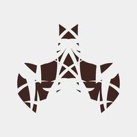 vector illustration of a unique and beautiful image, neat like a flower for decoration or others