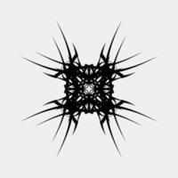 Vector illustration of a unique tattoo motif, scary and cool, simstris for a muscular and scary man