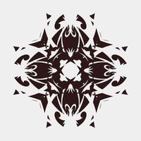 vector illustration of unique motifs such as beautiful flowers for decoration or fabric covers and ornaments