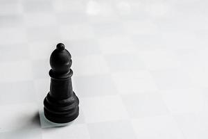 figura de ajedrez piezas de ajedrez símbolo de la competencia foto