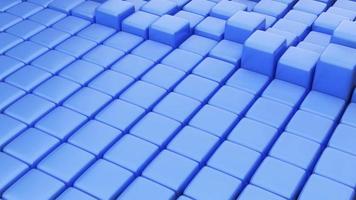 3d rendered texture of cubes at different heights , abstract background photo