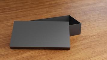 Box Mockups blank packaging box 3d rendering photo