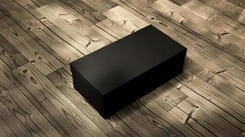 Box Mockups blank packaging box 3d rendering photo