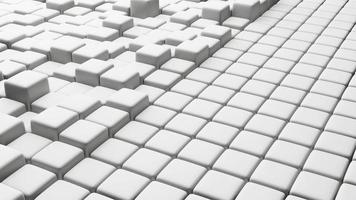 3d rendered texture of cubes at different heights , abstract background photo