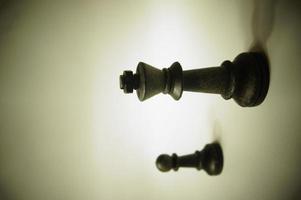 Chess Pawn, King, Queen, bishop, knight rook, black and white photo