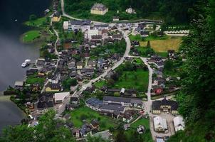 many houses in landscape above photo