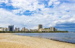 playa de botafogo panorama del paisaje urbano de flamengo urca río de janeiro brasil. foto