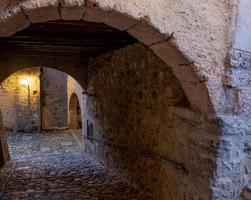 Camerata cornello ancient medieval village in Italy photo