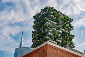 Milan Italy 2018 Vertical forest buildings