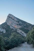 Landscapes of the mountains of the Catalan Pyrenees in Organya in Spain photo