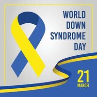 World Down Syndrome Day Celebration on March 21 vector