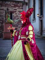 carnaval veneciano en rosheim, alsacia, francia. foto